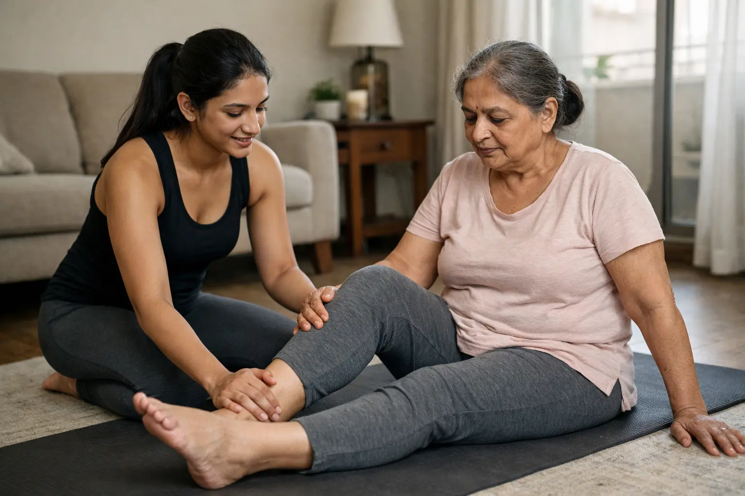 Yoga for Arthritis & Sciatica at home with a personal trainer in Delhi NCR